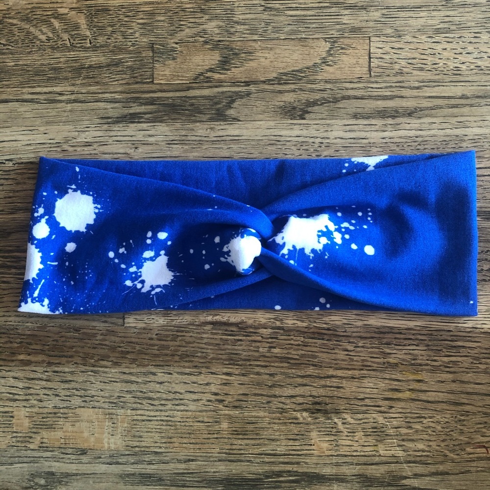 Plaint Splatter Wide Headband Handmade NEW